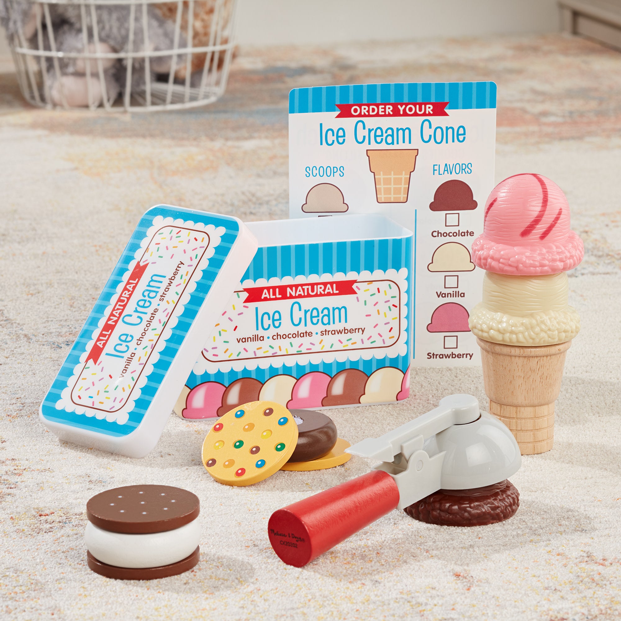 Scoops & Sandwiches Ice Cream Play Set - Image 9