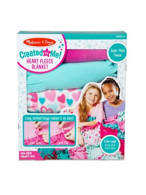 Created by Me!??Heart Fleece Blanket No-Sew Craft Kit