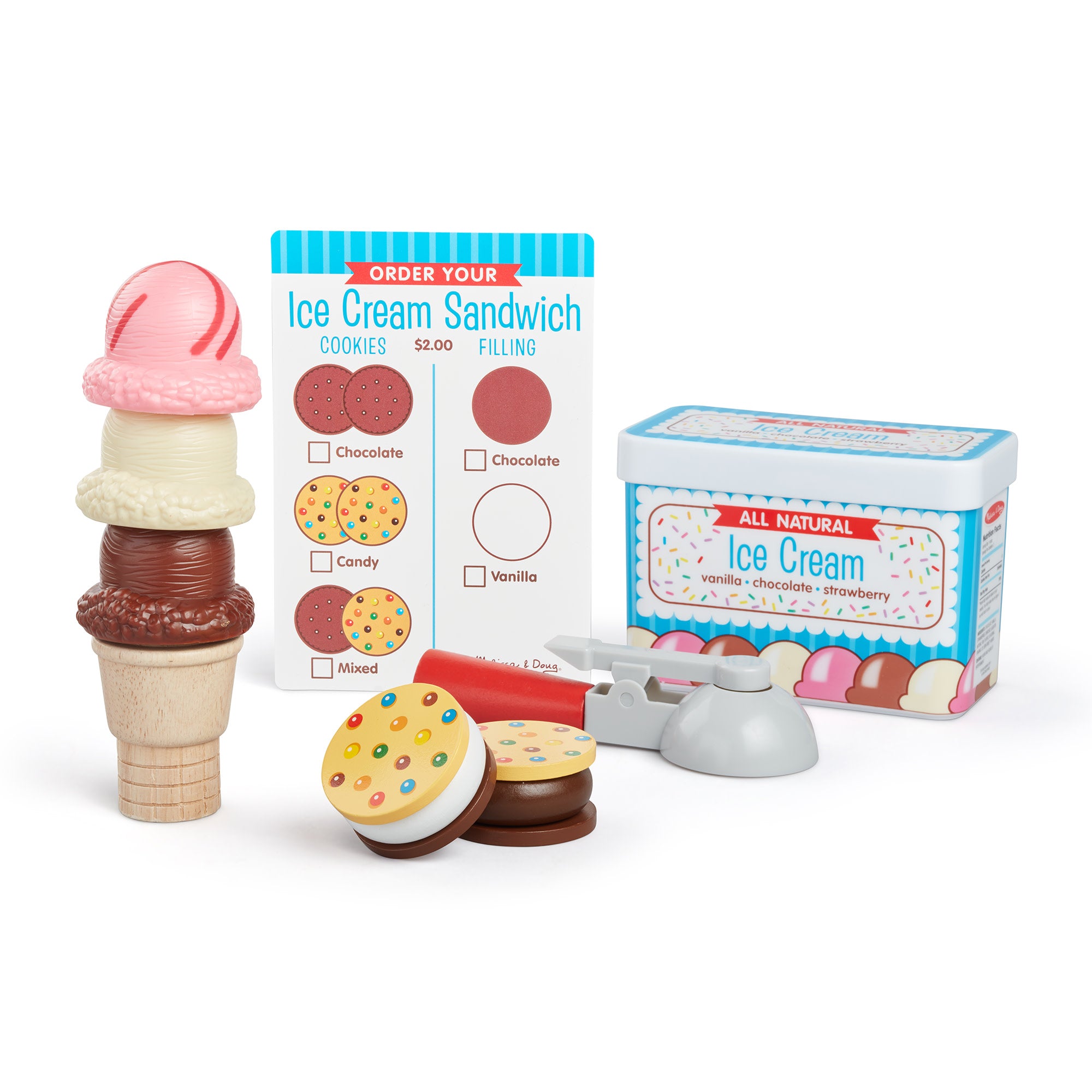 Scoops & Sandwiches Ice Cream Play Set - Image 4