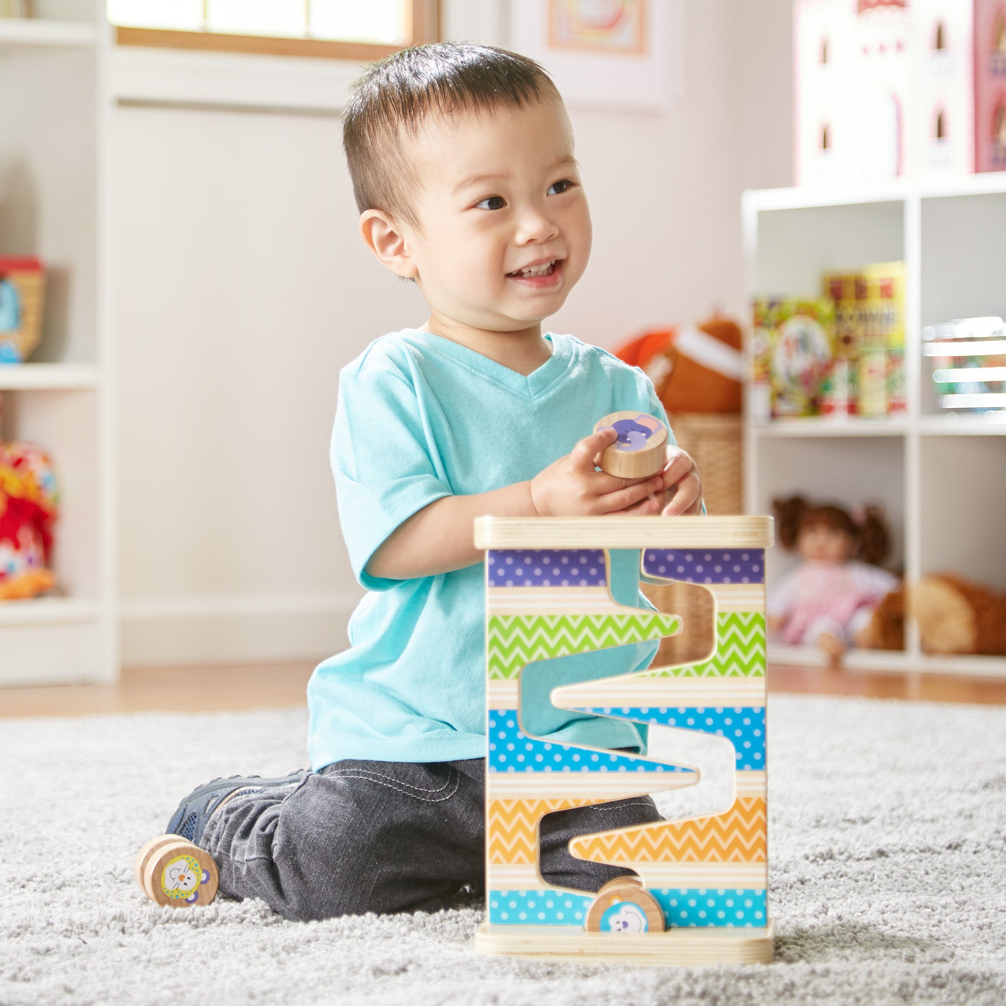 First Play Wooden Safari Zig-Zag Tower - Image 10