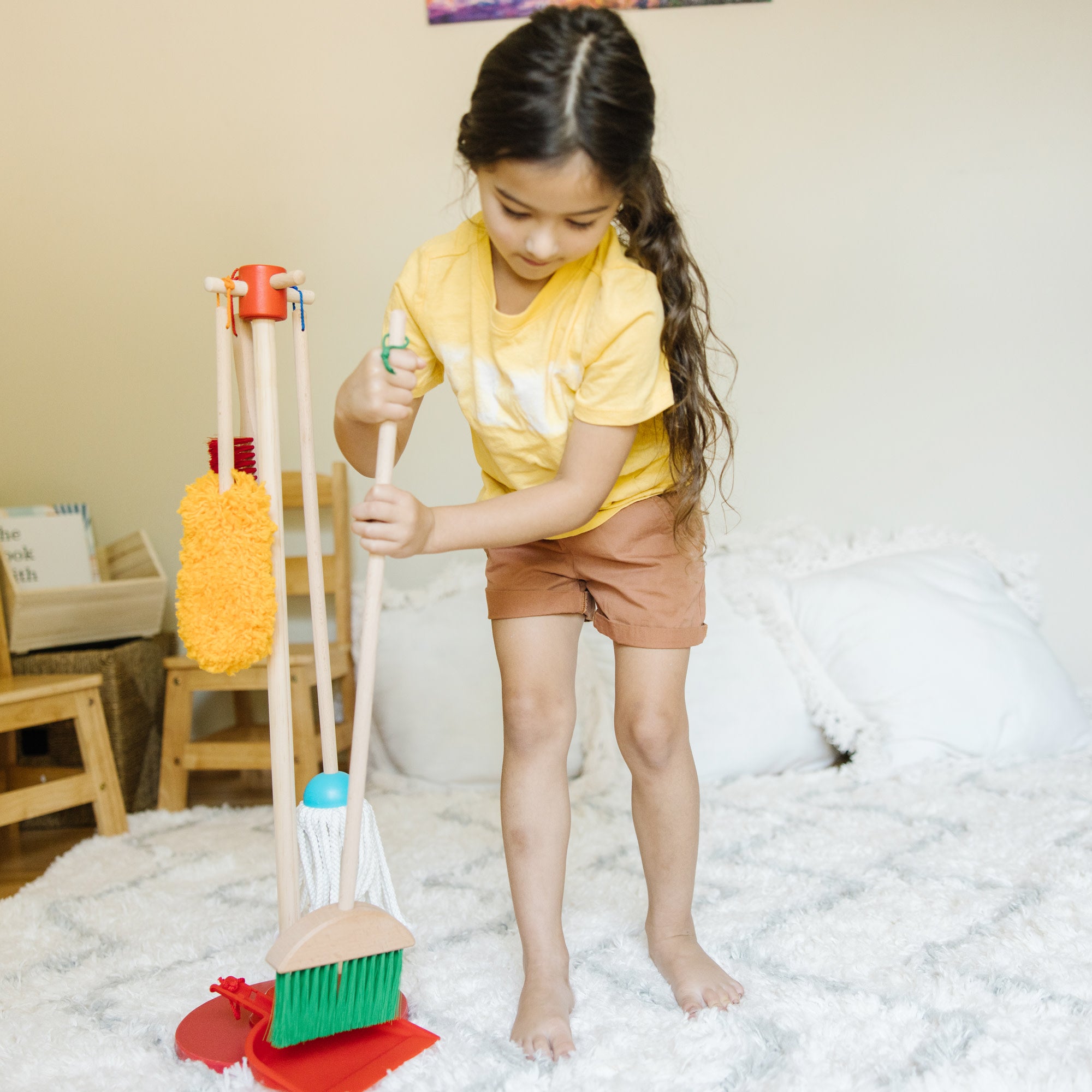 Dust! Sweep! Mop! Cleaning Play Set - Image 7