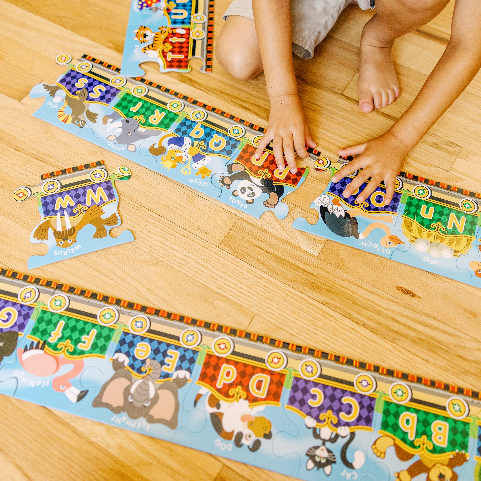 Alphabet Express Floor Puzzle - 27 Pieces - Image 6