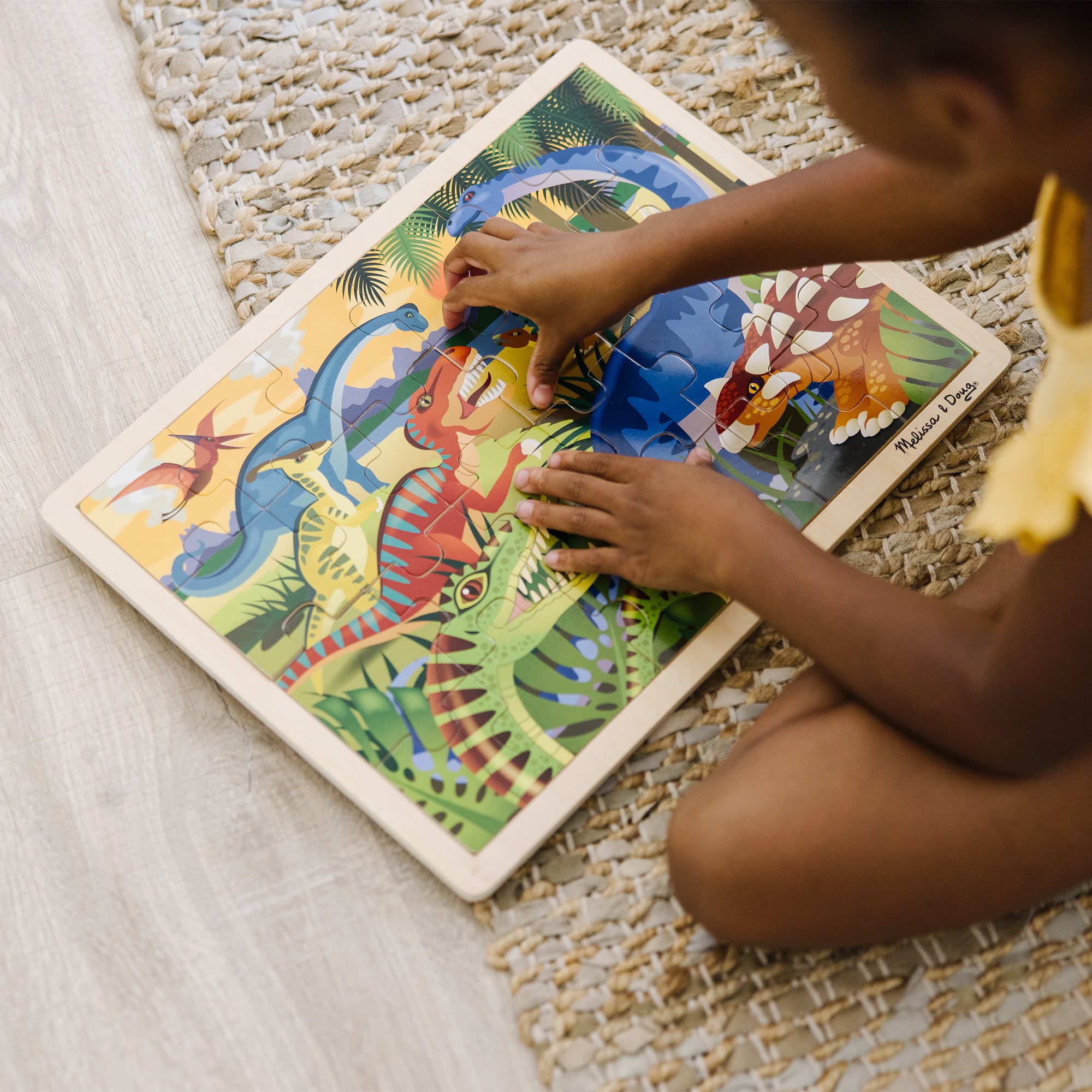 Dinosaur Wooden Jigsaw Puzzle - 24 Pieces - Image 2