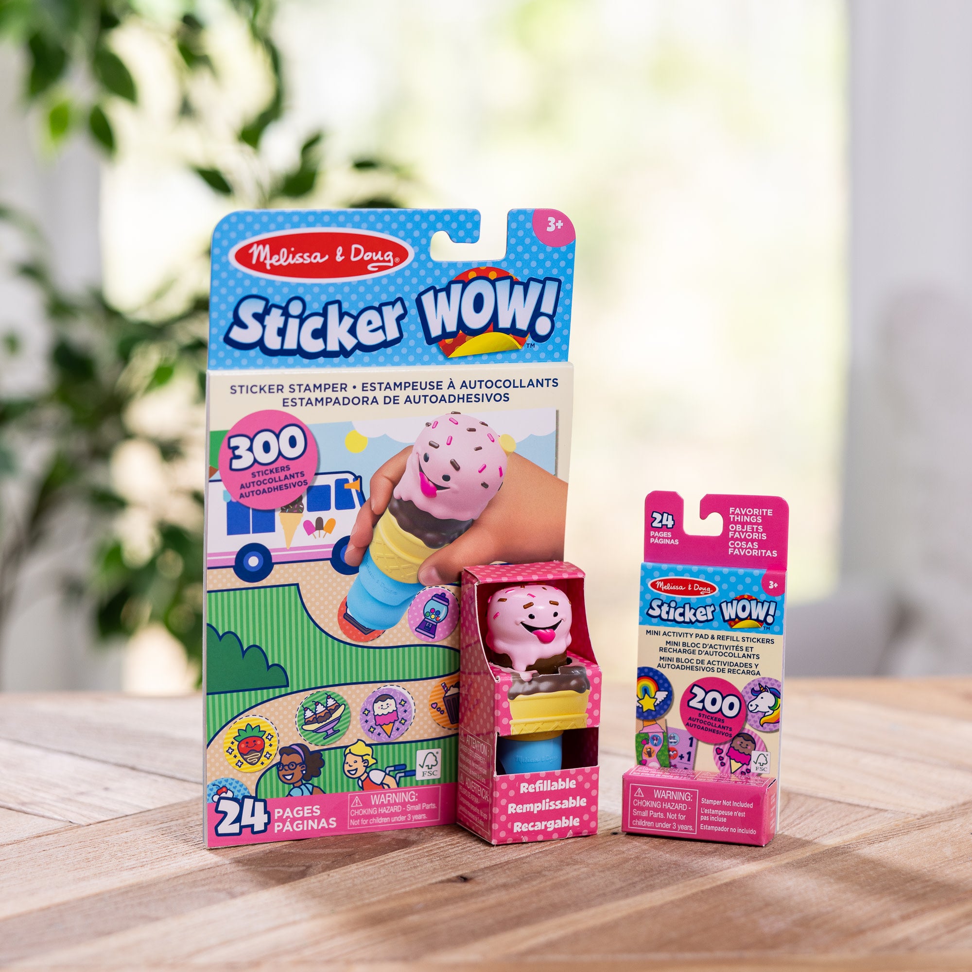 Sticker WOW!? Ice Cream Bundle: Activity Pad & Sticker Stamper + Mini Activity Pad and 200 Refill Stickers - Image 10