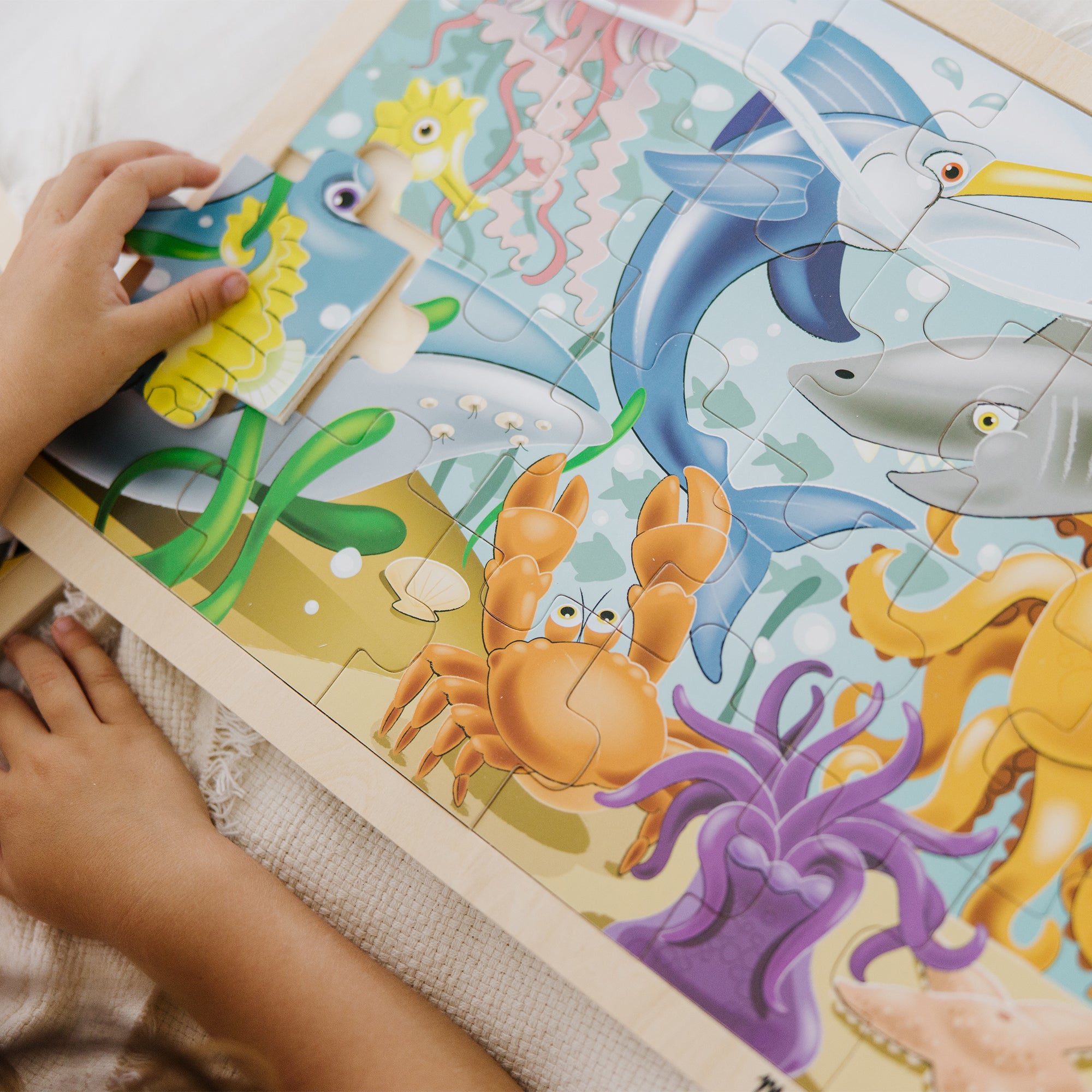 Wooden Jigsaw Puzzle - Under the Sea - 24 Pieces - Image 4
