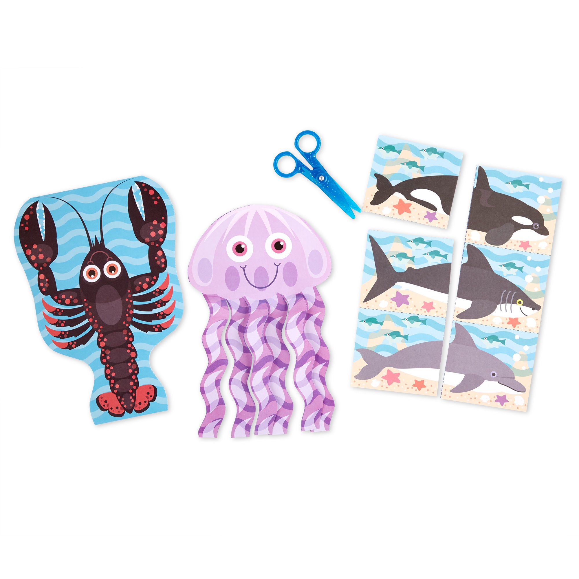 Sea Life Scissor Skills Activity Pad - Image 2