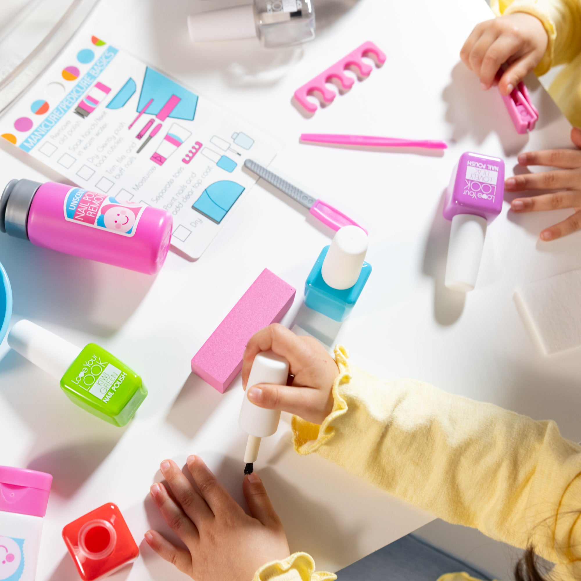 Love Your Look Pretend Nail Care Play Set (Mess-Free - No Real Cosmetics) - Image 8