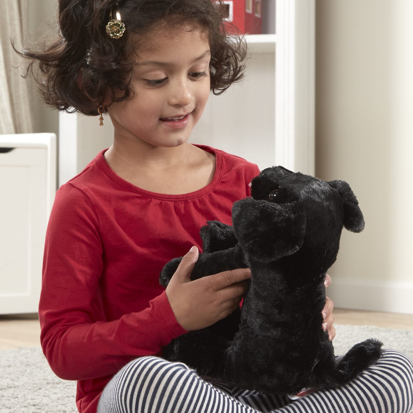 Benson Black Lab Puppy Dog Stuffed Animal - Image 6