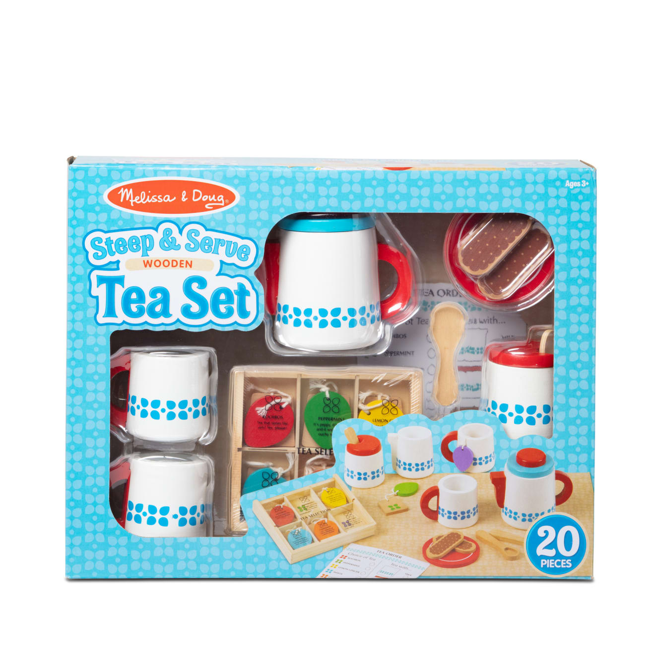 Wooden Steep & Serve Tea Set - Image 3