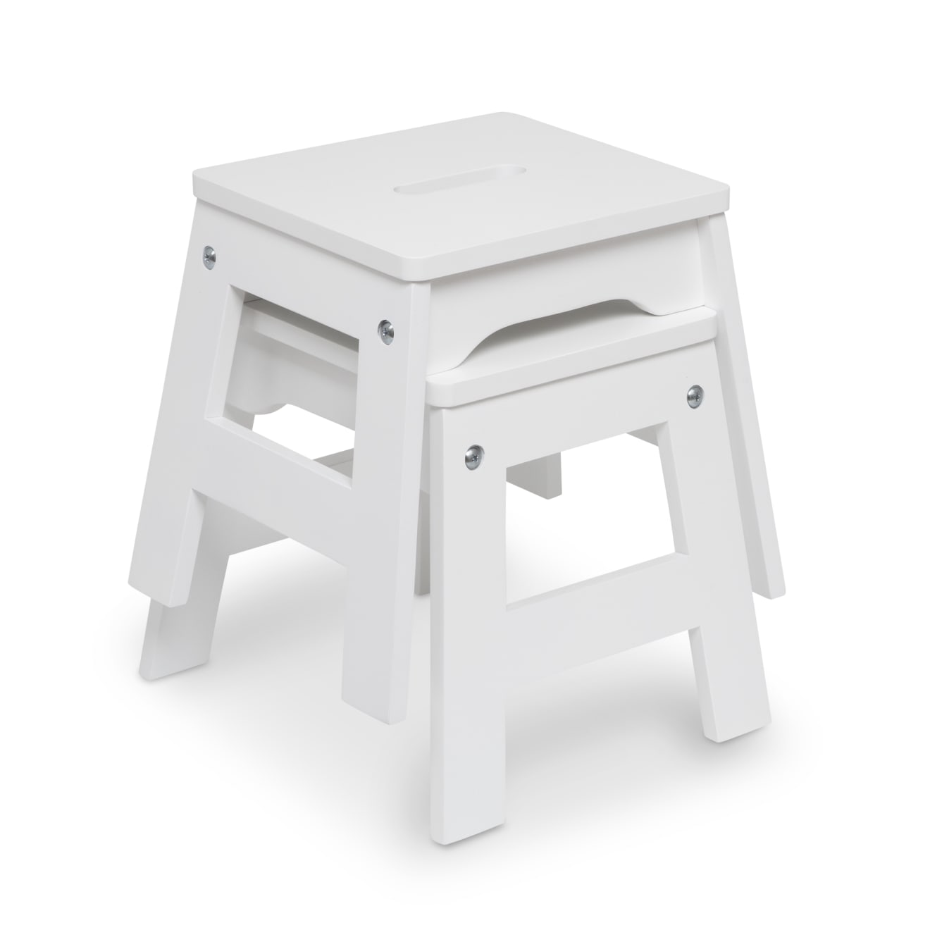 Wooden Stools ?C Set of 2 - Image 2