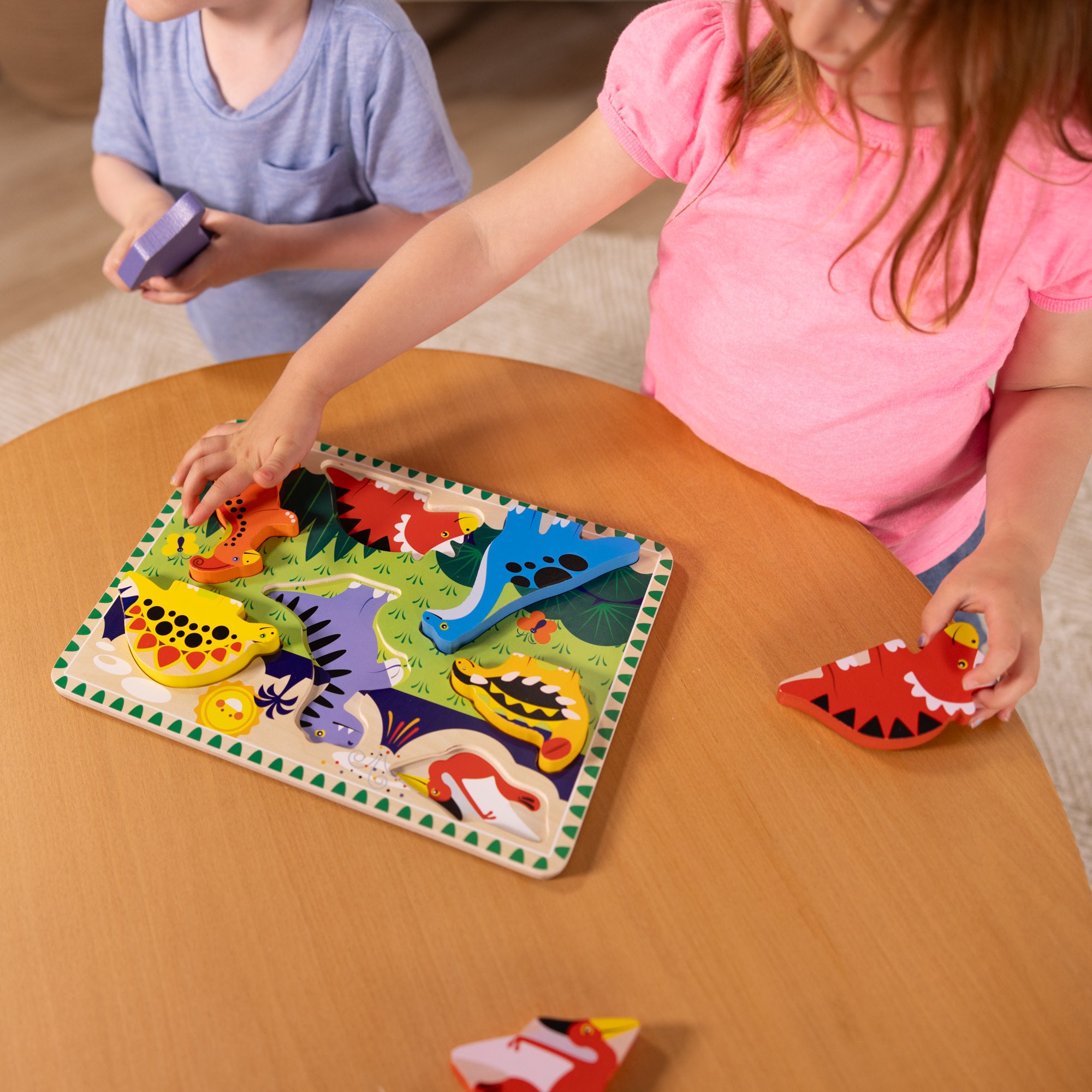 Dinosaurs Chunky Puzzle - 7 Pieces - Image 7