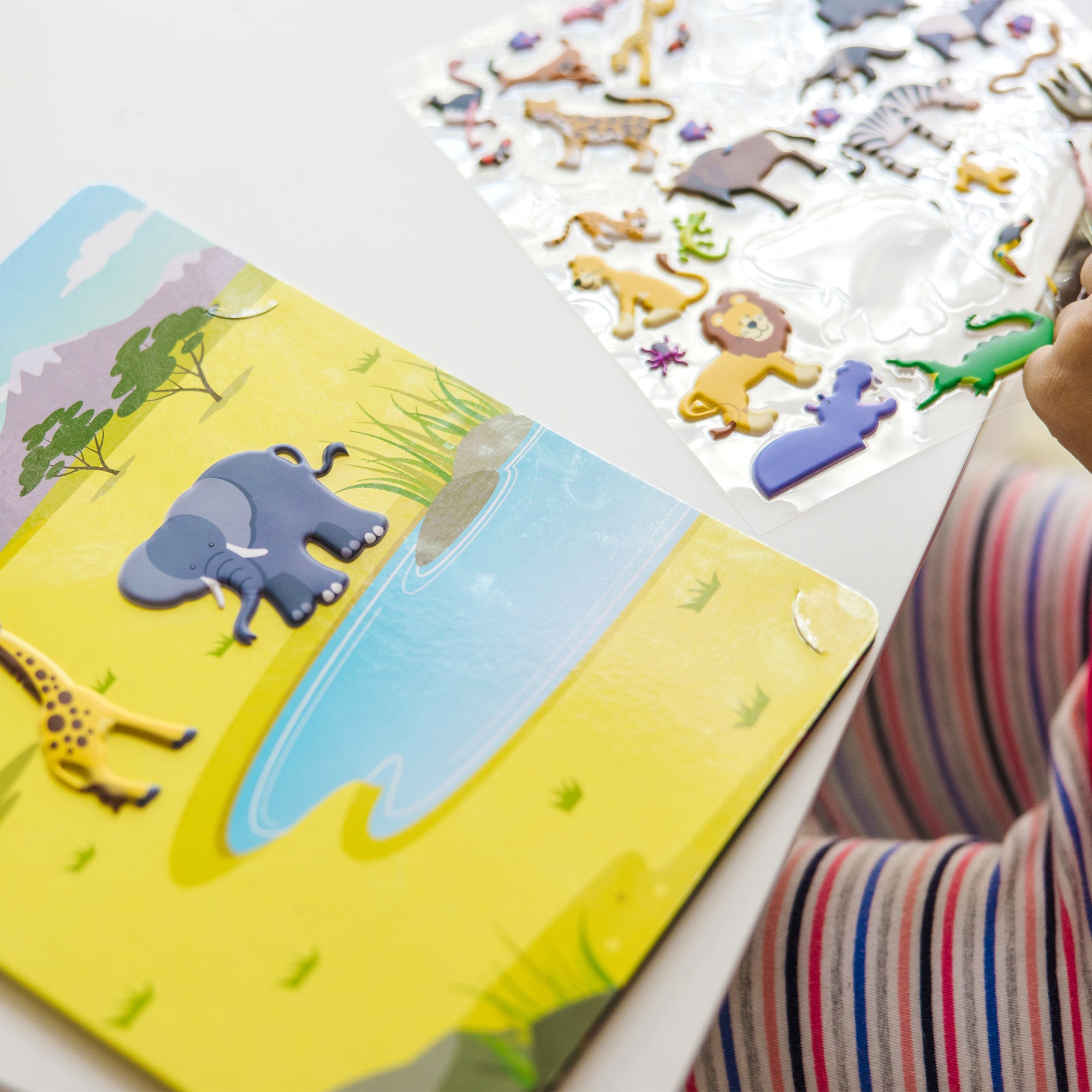 Puffy Sticker Play Set 3-Pack: Safari. Dinosaur. Ocean - Image 10