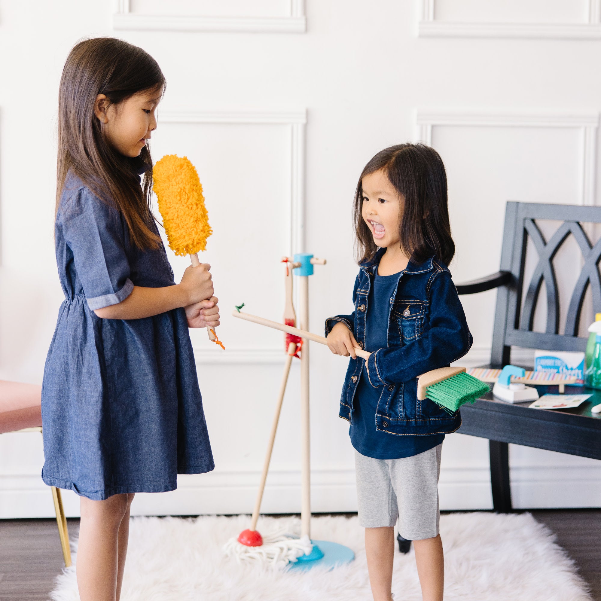 Deluxe Cleaning & Laundry Play Set - Image 2