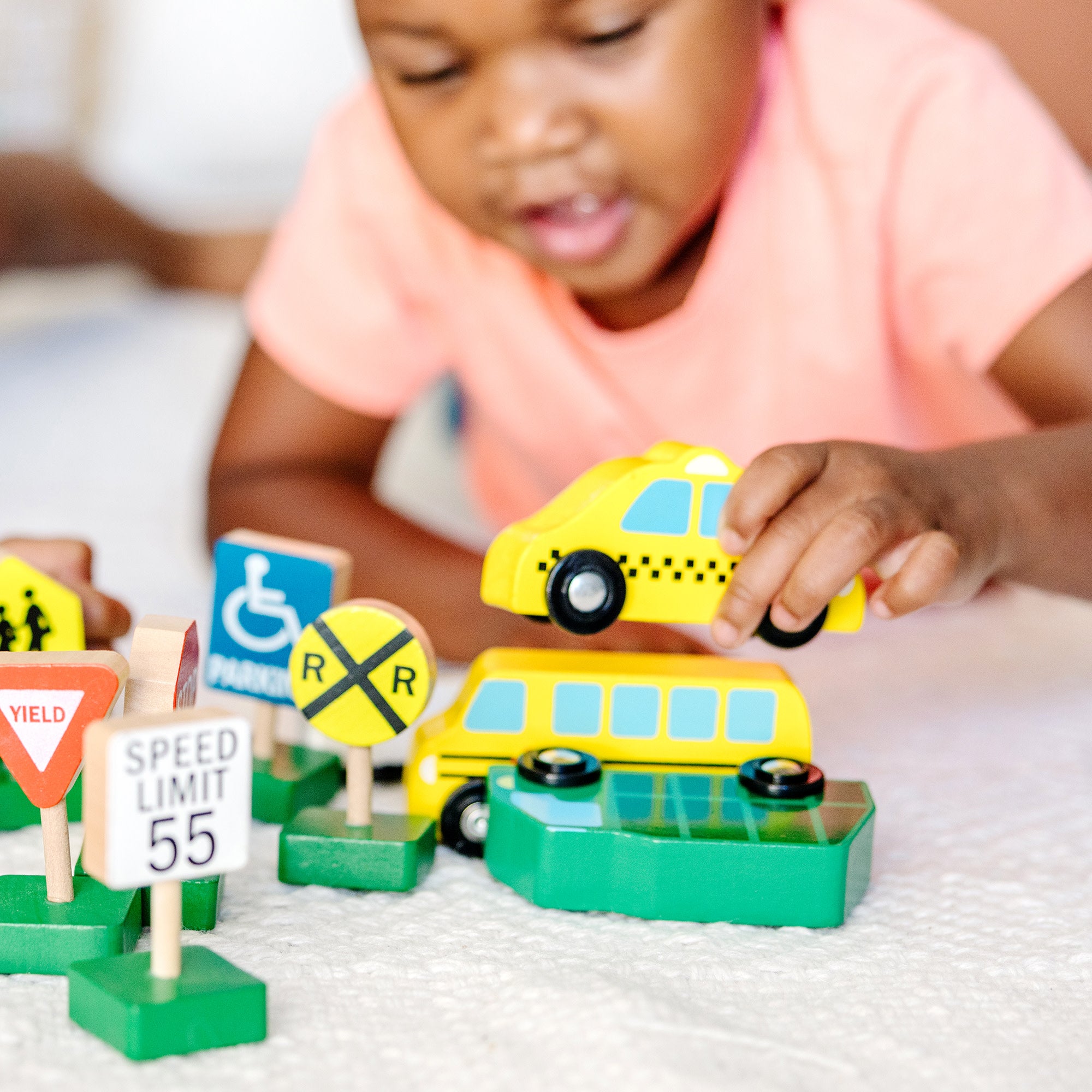Wooden Vehicles and Traffic Signs - Image 7
