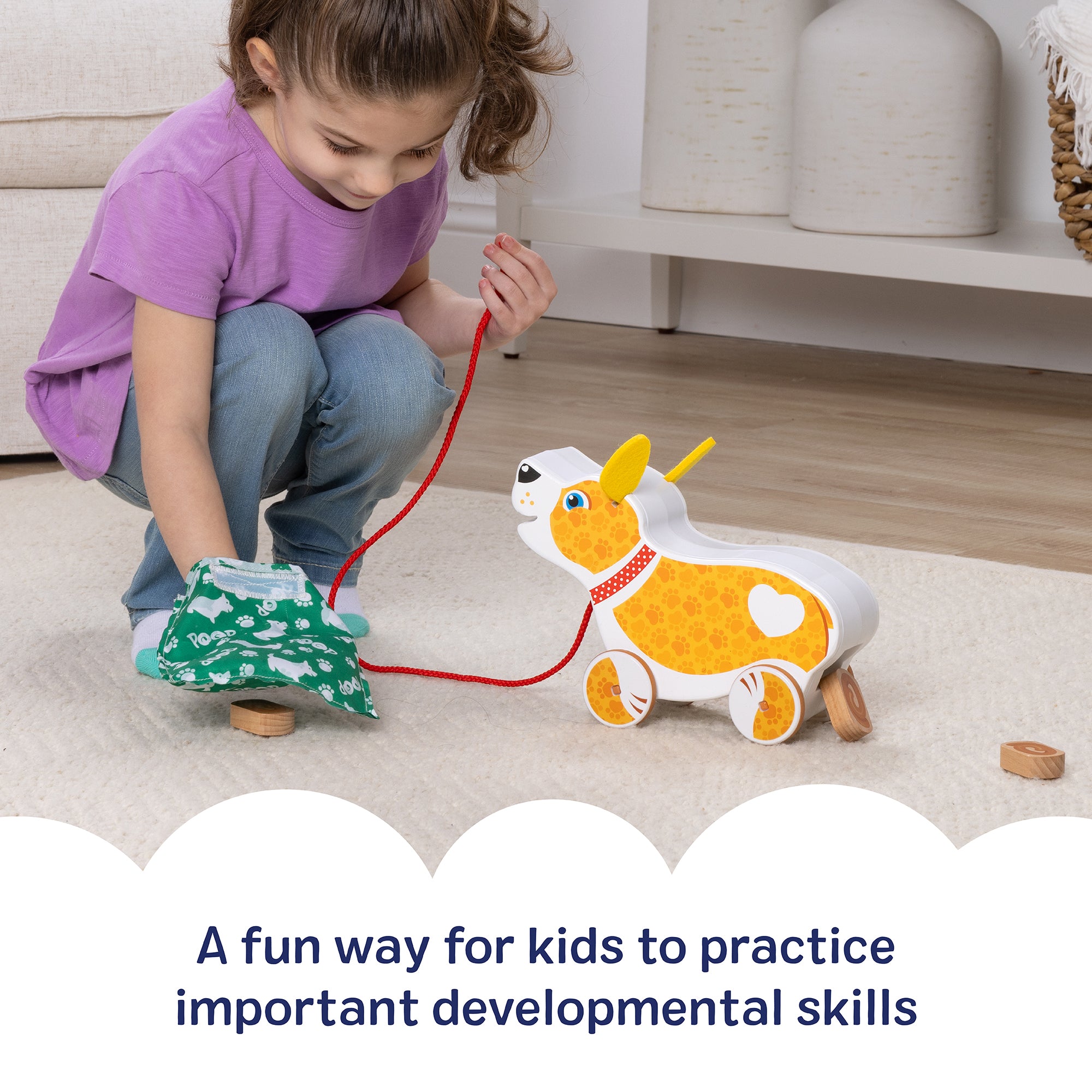 Feed. Walk & Poo Pup Play Set - Image 7