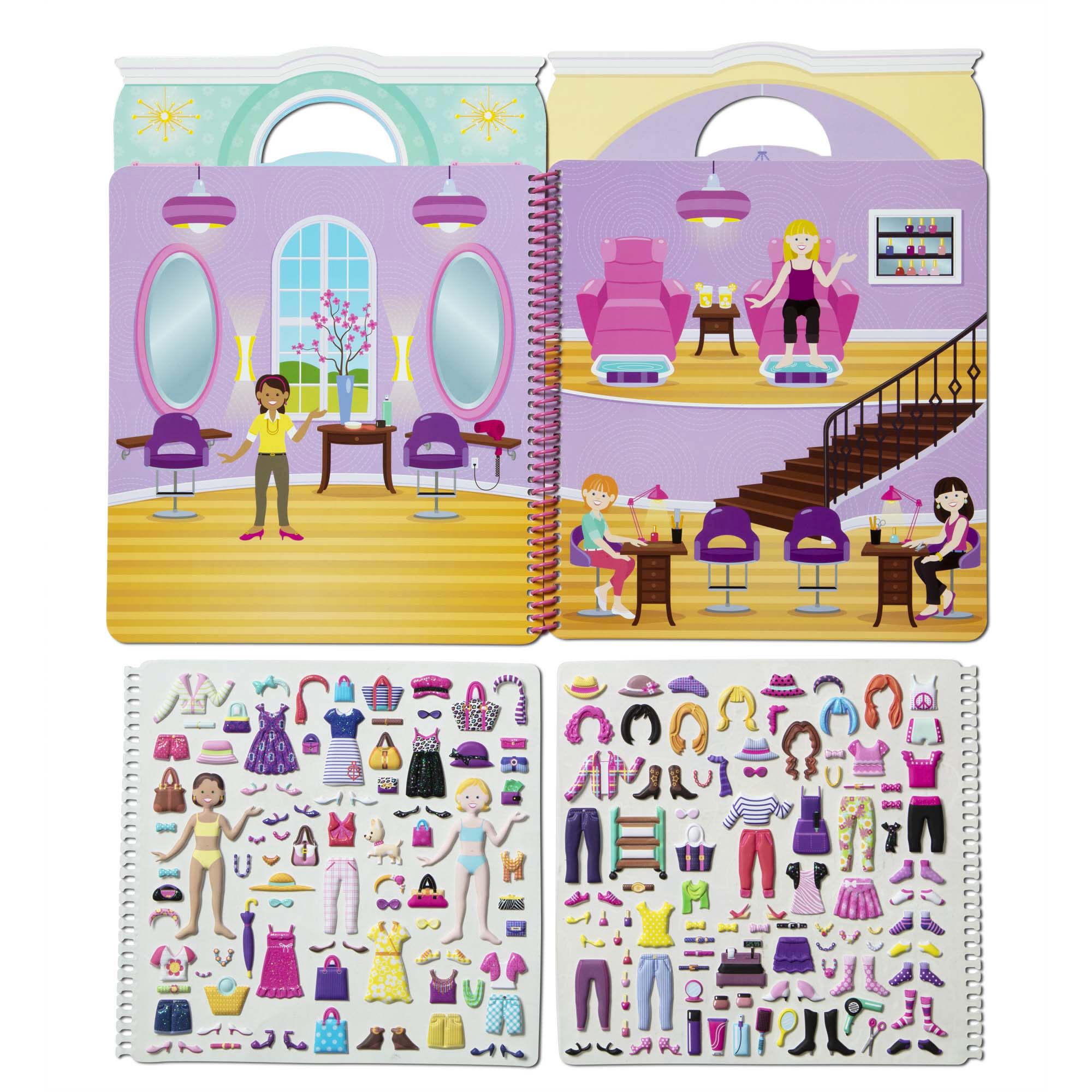 Puffy Sticker Activity Book - Day of Glamour - Image 4